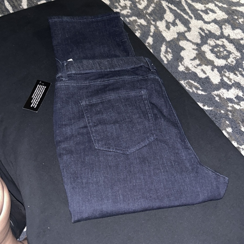 NWT Denim & Co. Regular Easy Stretch Denim Straight Leg Trouser Jean 22WP - Picture 2 of 7